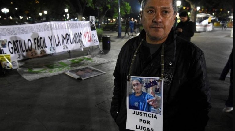 Los familiares pidieron justicia. Foto: Gustavo Rogé/Los Andes,