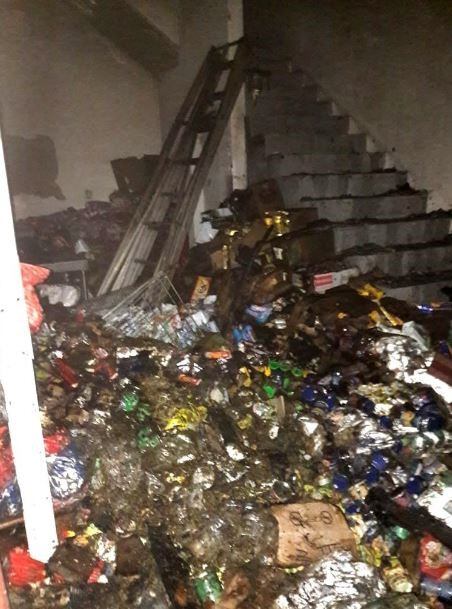 Un incendio destruyó un reconocido supermercado de Resistencia. (Foto: Diario Norte)