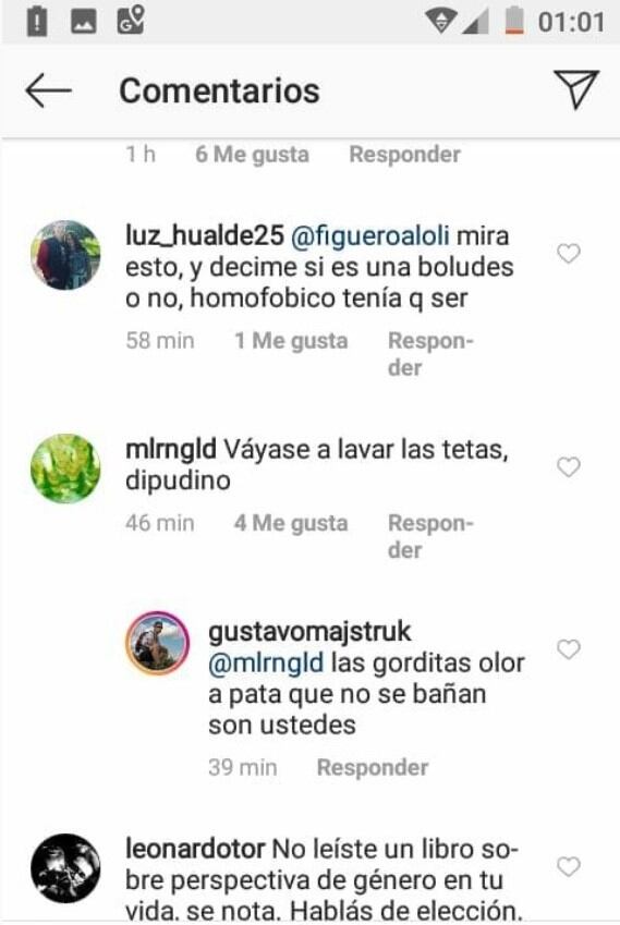 La discusión tomó alto voltaje en las respuestas.