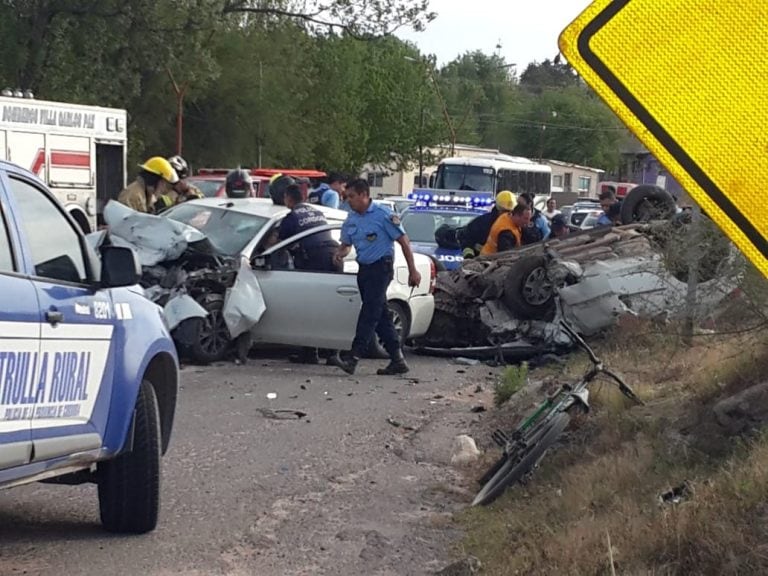 Accidente en Santa Cruz del Lago