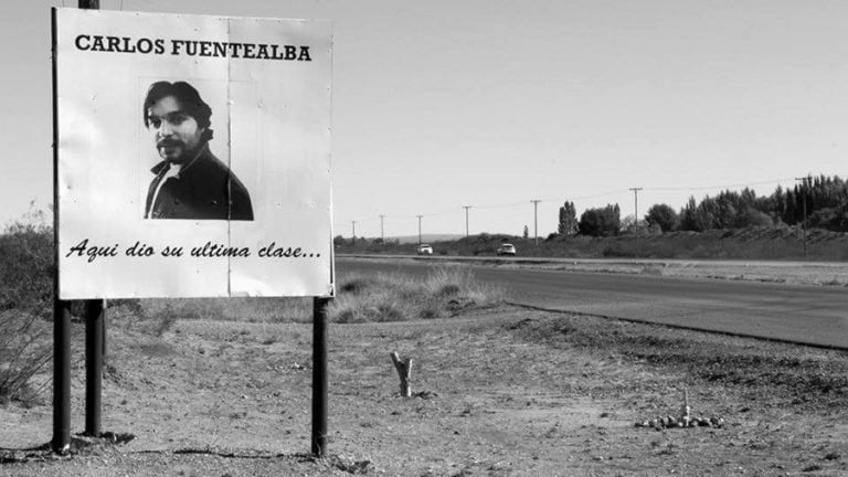 Fuentealba falleció durante una represión a una manifestación a una protesta (web).