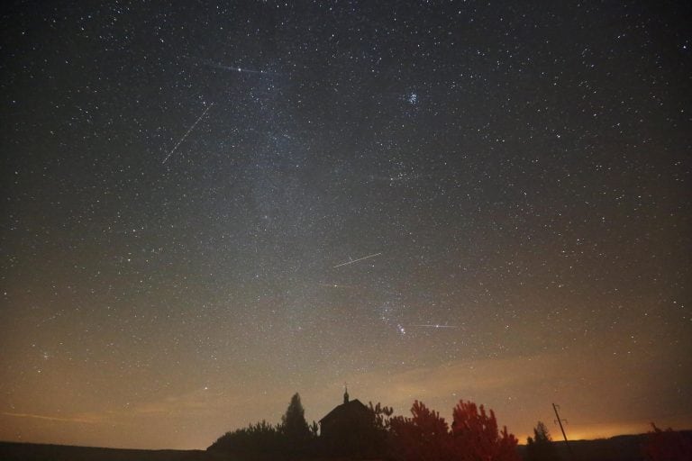 Lluvia de estrellas.