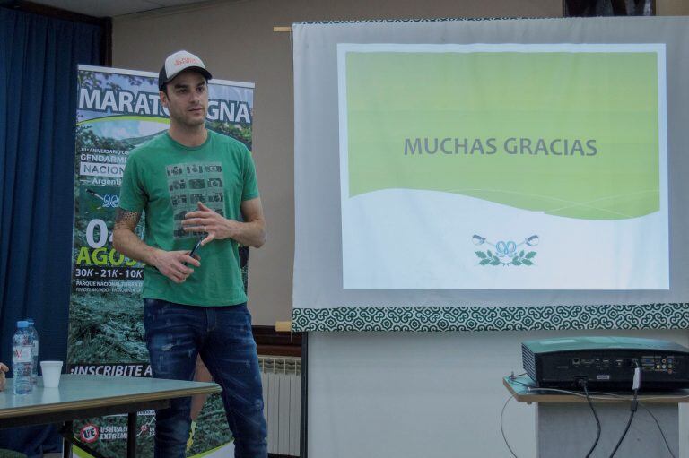 Presentación de la Maratón de Gendarmería Nacional - Ushuaia.