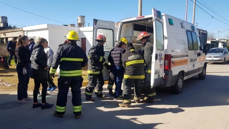 Procedimiento Bomberos y policia Arroyito