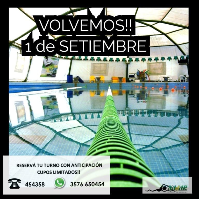 Protocolo natacion en Arroyito