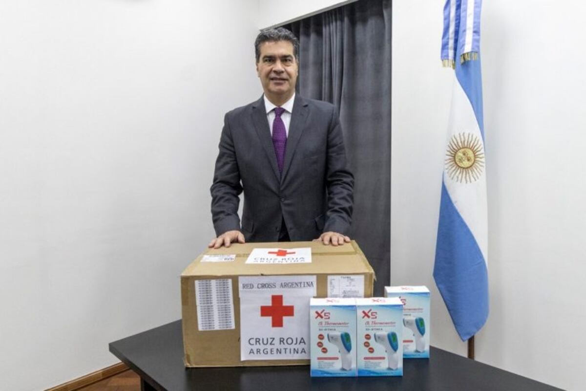 Chaco recibió 250 termómetros donados por la Cruz Roja