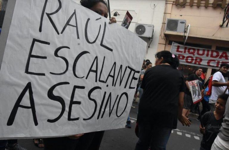 Multitudinaria marcha por Tamara Salazar. (Foto: El Litoral)