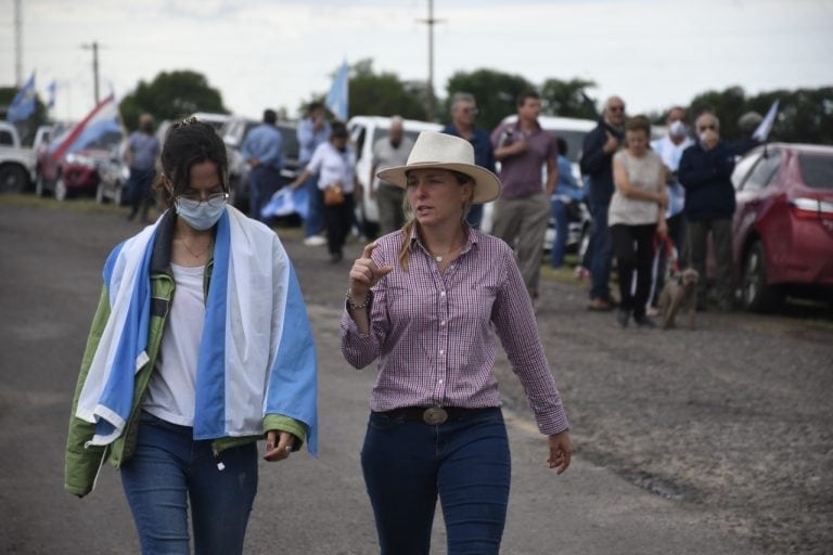 La manifestación en defensa a la propiedad privada en Paraná.