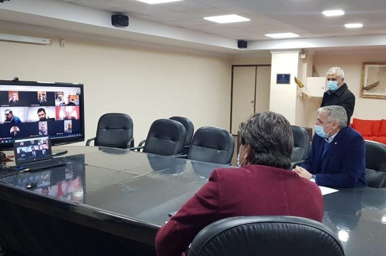 Reunión virtual del Ministerio de Seguridad (Gobierno de Córdoba)