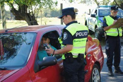 Control de alcoholemia en distintas partes de la ciudad