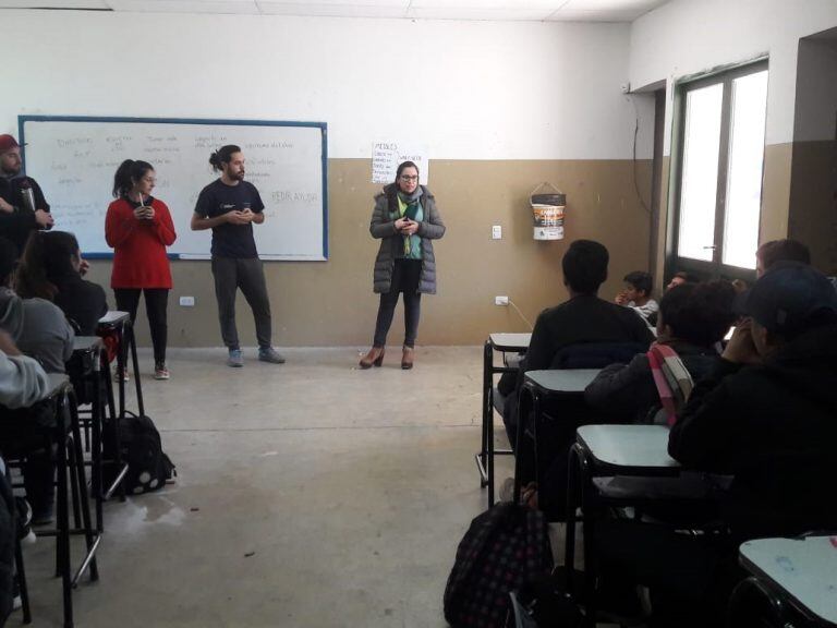 Jornada de la "Kermesse de la Prevención" en el instituto Agrotécnico Padre Domingo Viera.