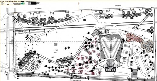 Plano del futuro Parque Urbano.