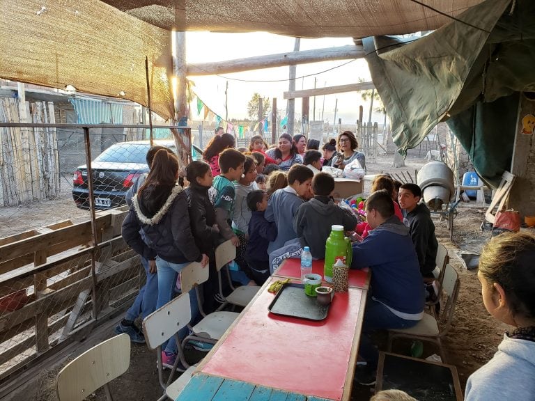 El merendero funciona en una casa de El Pastal. (Foto: Rocío Sileci)