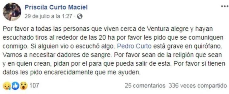 Balearon a un joven en Ituzaingó para robarle la moto y se encuentra internado en grave estado.