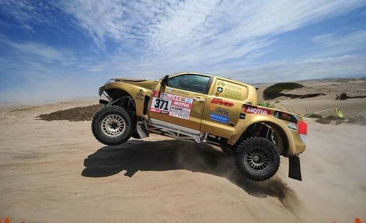 Omar Gándara, líder del Argentino, en la división Autos T1 Diésel.