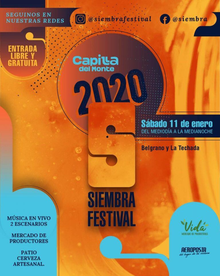 Festival Siembra en Capilla del Monte.