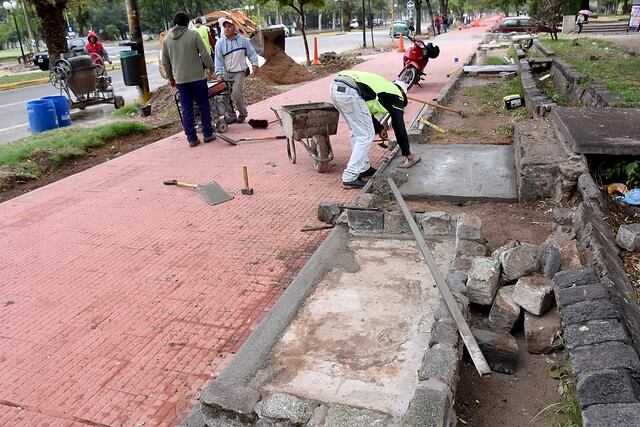 Las obras de la Municipalidad en el futuro Distrito de la Familia.