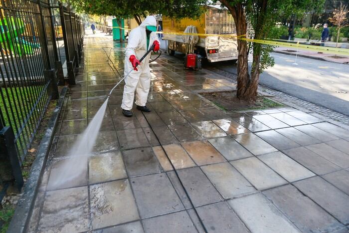 Estricto protocolo en las ferias de la Ciudad. (Foto: Gobierno de la Ciudad)