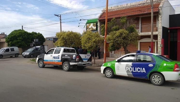 Casa de la mujer que fue asaltada.