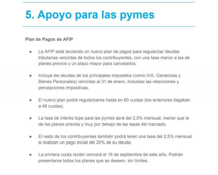 Medidas del Gobierno ante la inflación (Foto: captura)