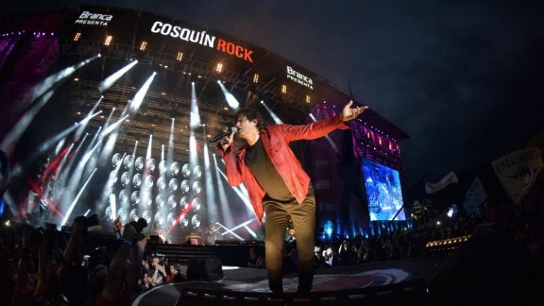 Primera noche del Cosquín Rock 2018.