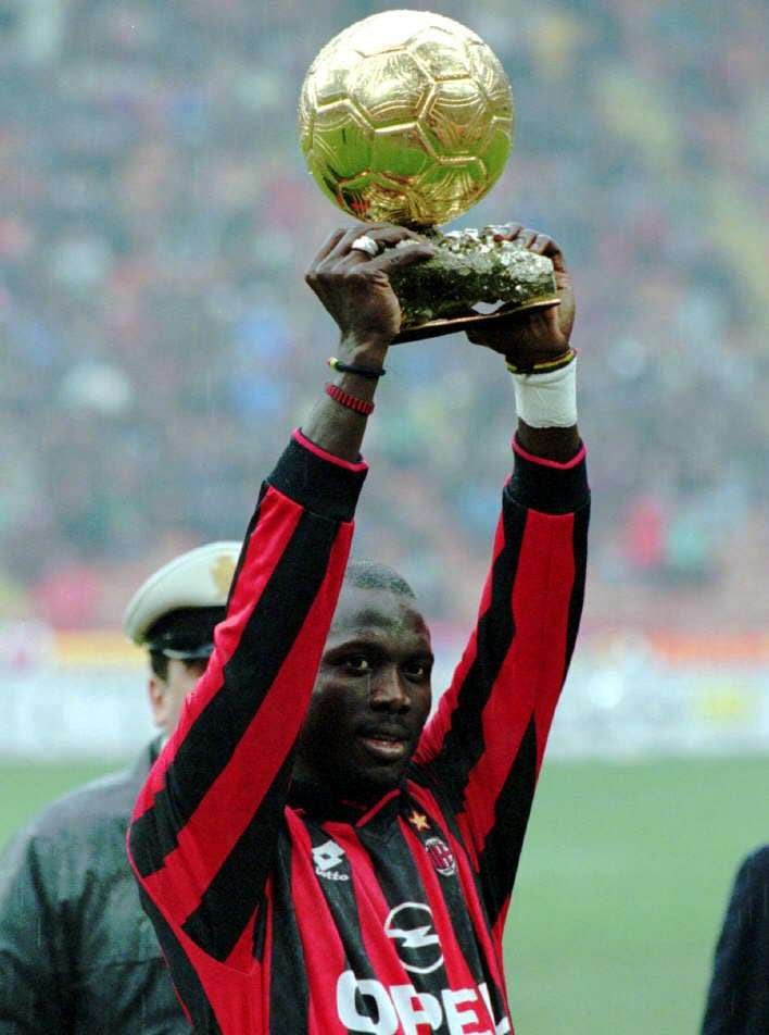 George Weah ganó el Balón de Oro en 1995.