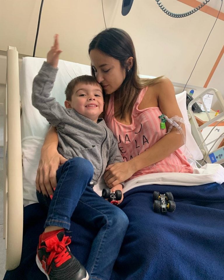 Lourdes Sánchez tuvo que ser operada de urgencia y el Chato Prada lo mostró en las redes con un tierno mensaje (Foto: Instagram/ @elchatoprada)