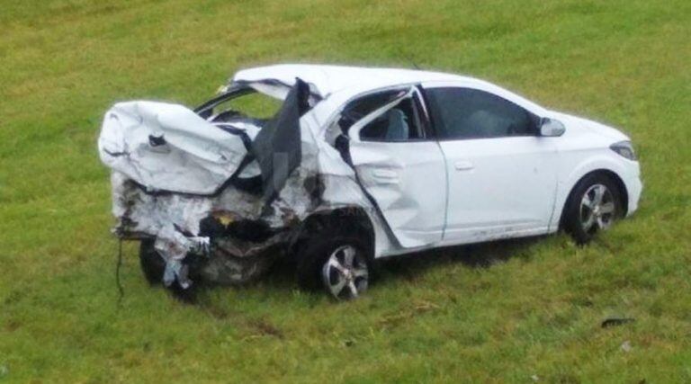 El fallecido se trasladaba en un Chevrolet Onix (Infopico)