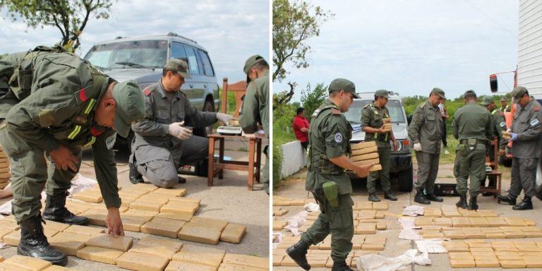 Detuvieron cargamento de marihuana