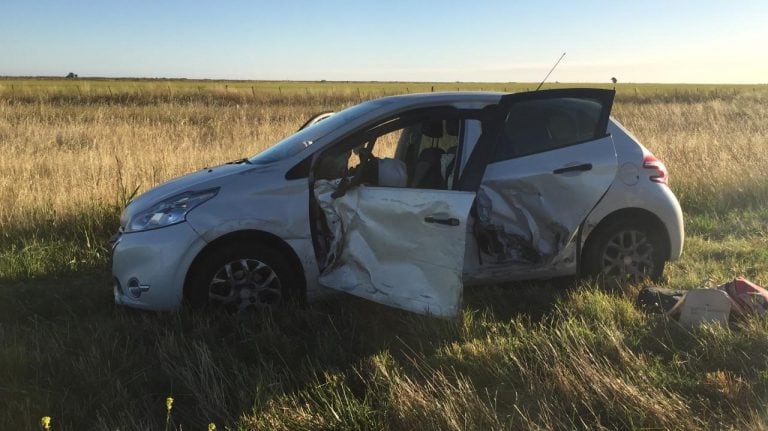 Colisionaron contra un Peugeot 208