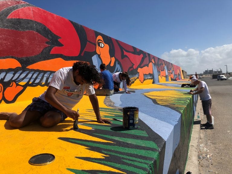 Restauración de Mural en Puerto Quequén - 2