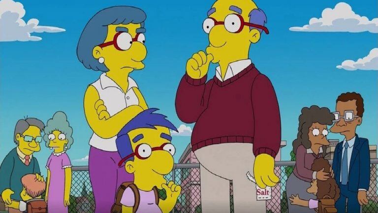 Los Simpson: Los padres de Milhouse son idénticos (Web)