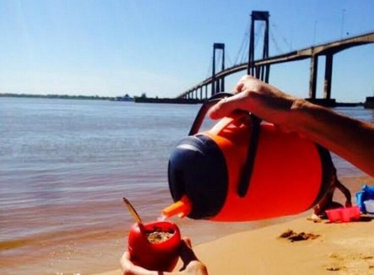 Calor, playa y tereré para hoy en Corrientes