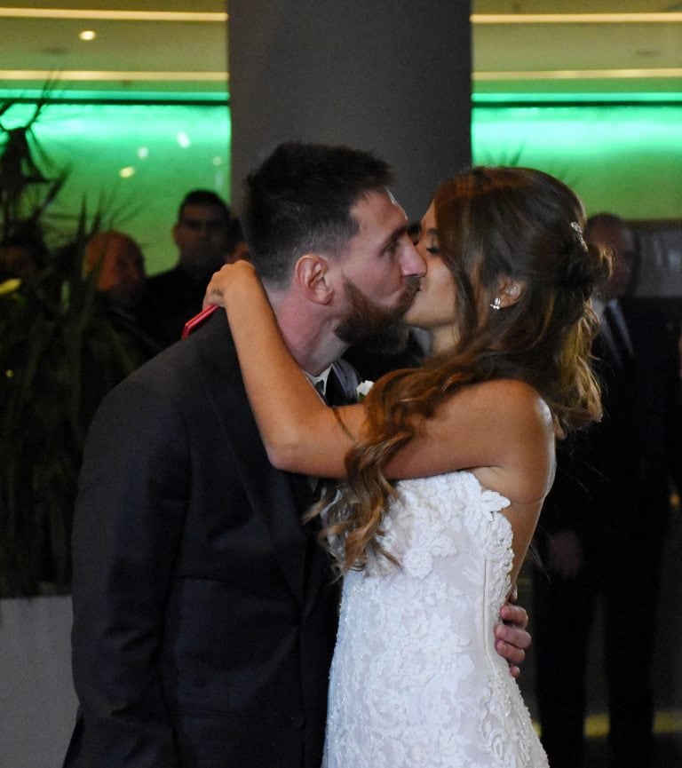 Lionel Messi y Antonela Roccuzzo disfrutan de su matrimonio y sus tres hijos. Foto: Jose Granata/telam/dpa