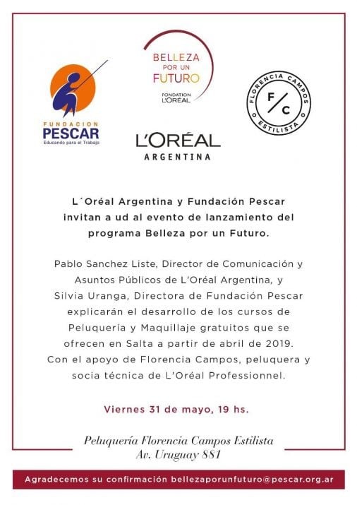 Invitación Loreal