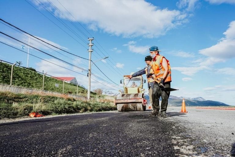 Repavimentación Perito Moreno