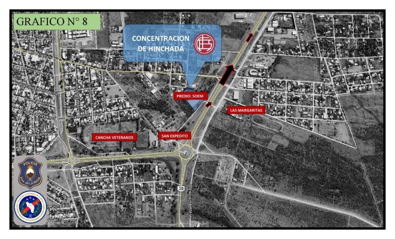 Operativo de Seguridad para la semifinal de la Copa Argentina