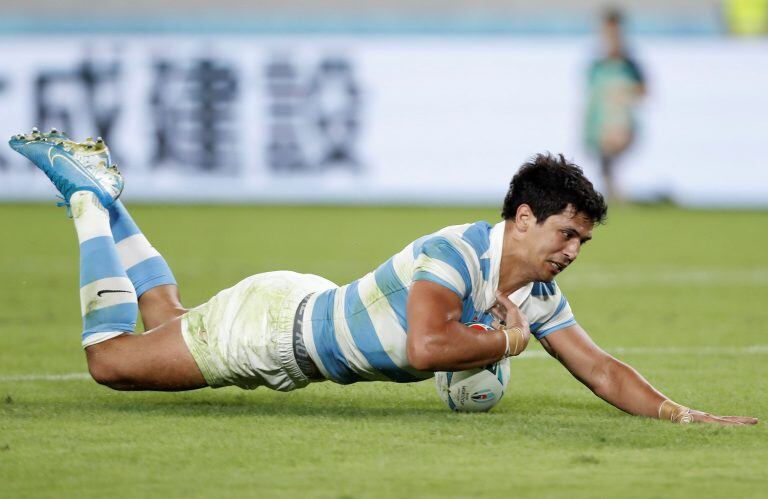 Matías Moroni le dibujó una sonrisa al equipo argentino, pero duró poco. Foto: Kimimasa Mayama/EFE/EPA.