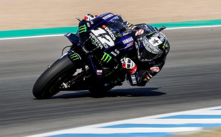 Maverick Viñales, del equipo Monster Energy Yamaha MotoGP. Está segundo en la tabla, a 10 unidades de Quartararo.