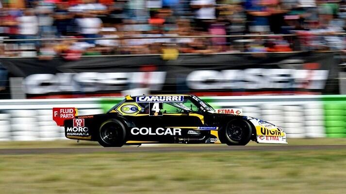 Facundo Ardusso a bordo de su Dodge en la primer fecha que se corrió en Viedma (web).