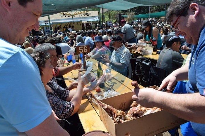 Multitudinario: más de veinte mil personas en la Fiesta del Chivo de Carpintería.