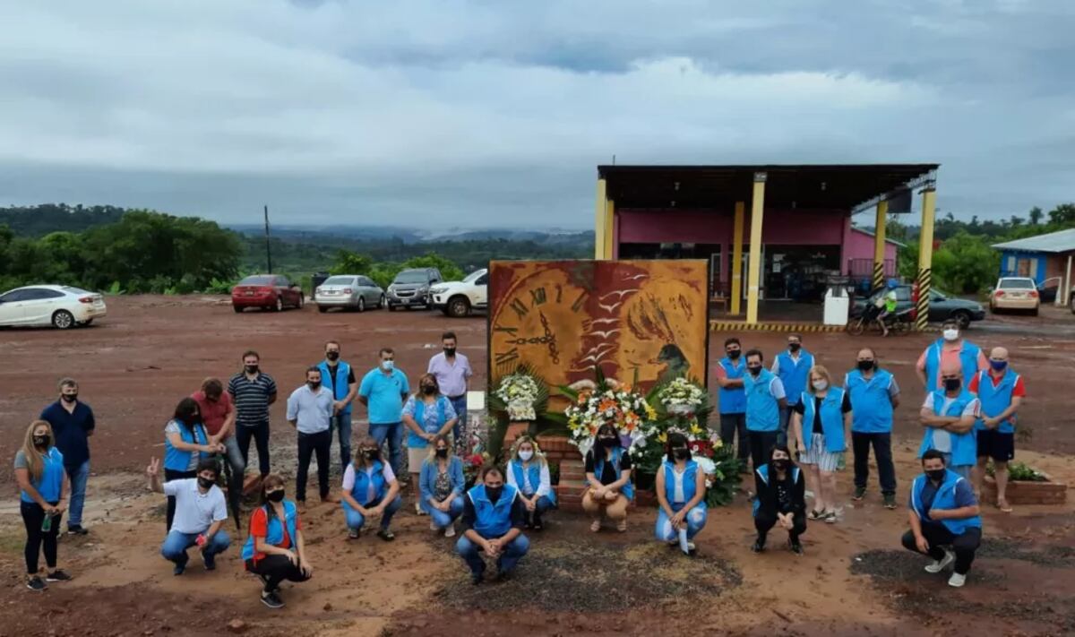 Se inauguró un mural en homenaje a Marilú Leverberg