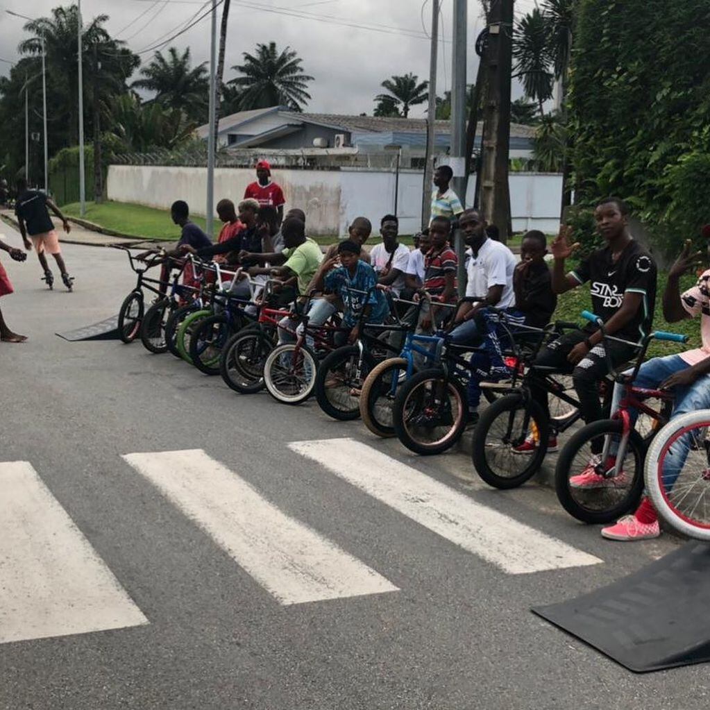 Gabriel Goldsack, el mendocino invitado por el COI para hablar de su ONG que dona bicicletas de BMX a riders del mundo.