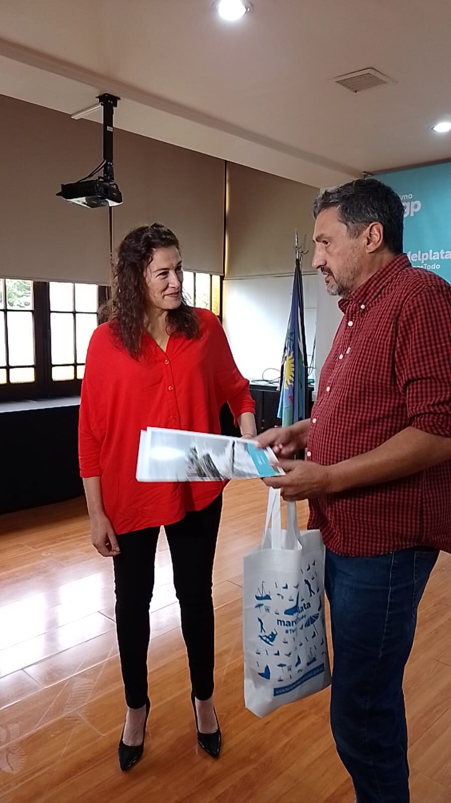 La artista fue reconocida por el Ente Municipal de Turismo en uno de sus mejores momentos.