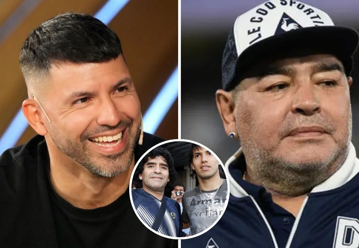 El Kun Agüero recordó la desopilante reacción de Maradona cuando se enteró que iba a ser abuelo: “Se fue”