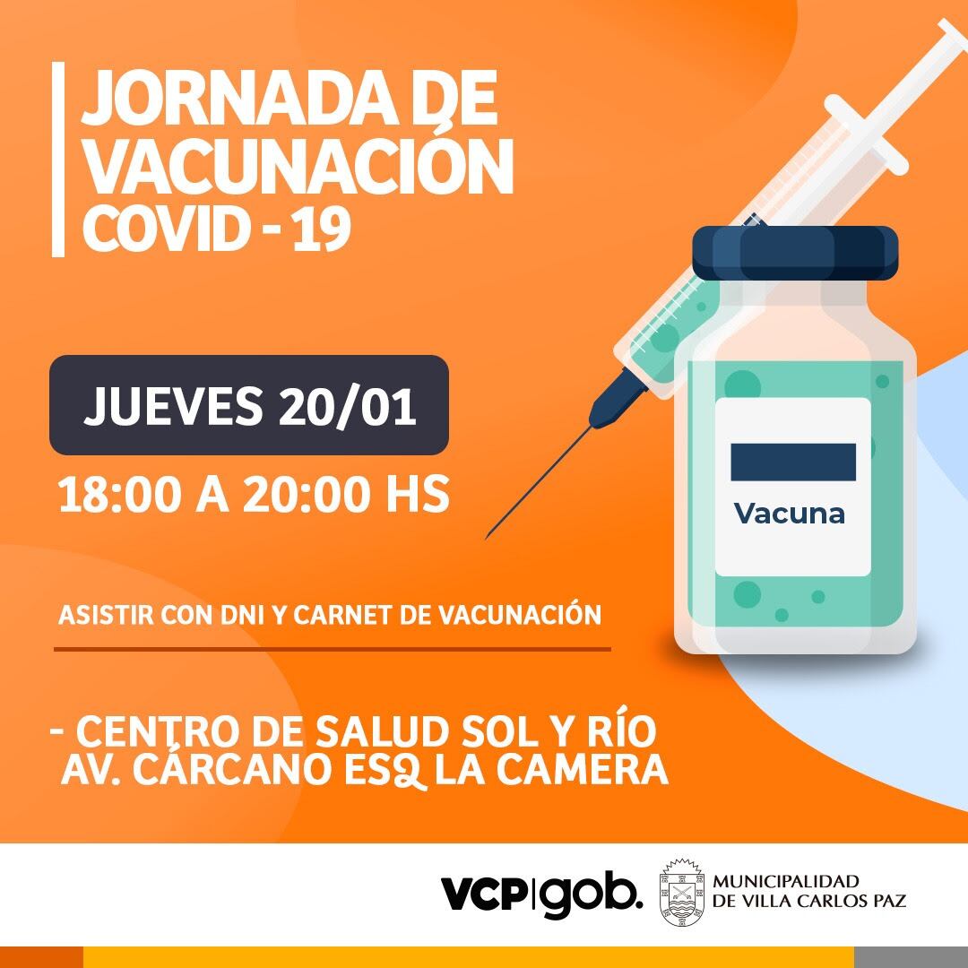 Vacunación Covid Sol y Río