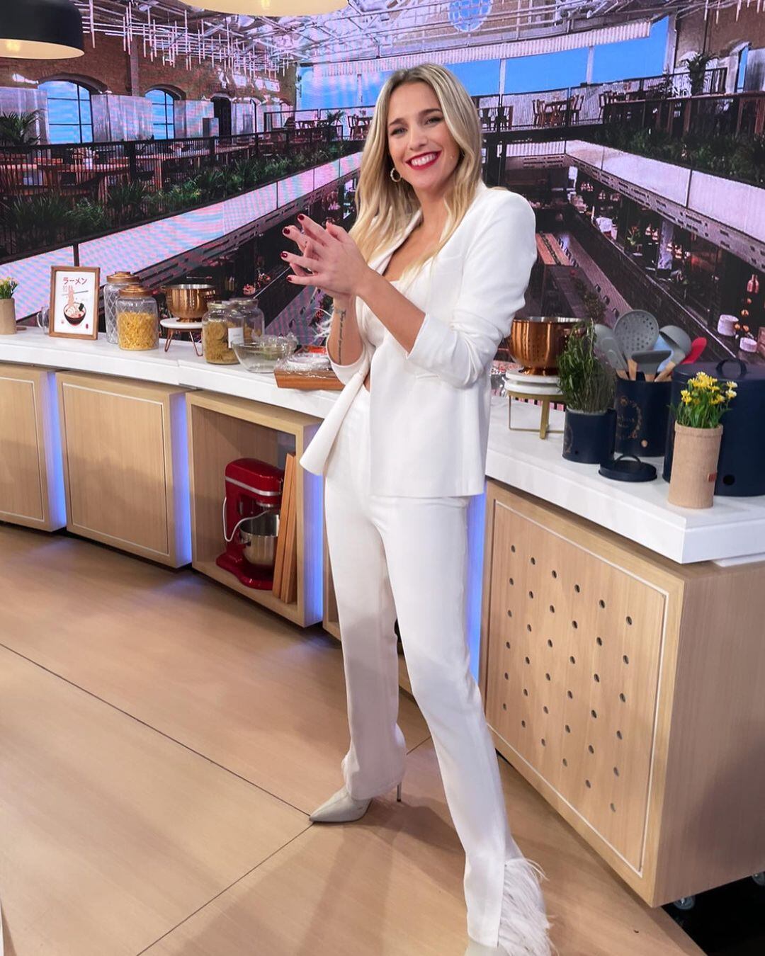 Soledad Fandiño mostró en redes su look en blanco