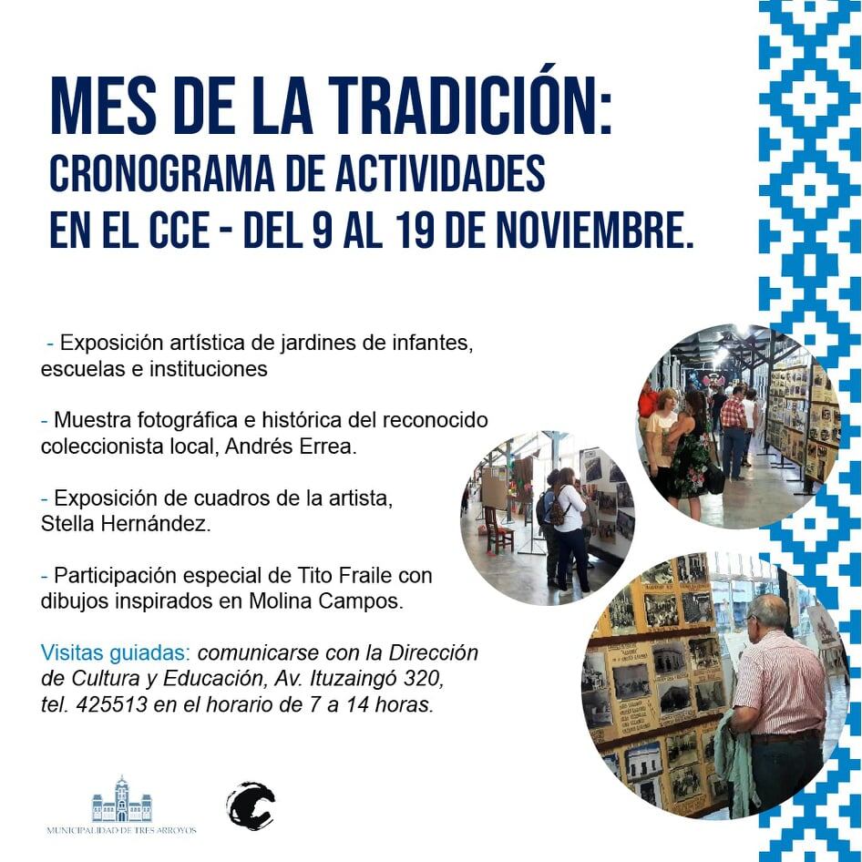 Mes de la Tradición: Cronograma de actividades del Centro Cultural La Estación