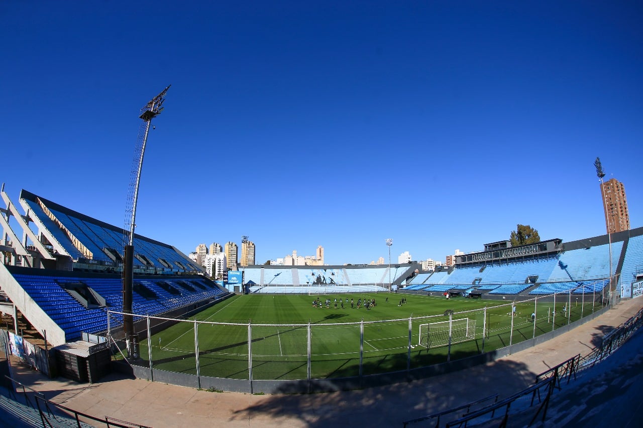 La extensión de la tribuna Cuellar Baja ya está lista en el estadio de Belgrano. (Prensa Belgrano)