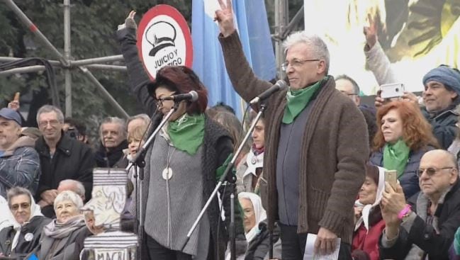 Los actores fueron muy duros en su discurso